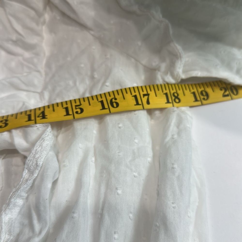 LoveShackFancy White Ruffled Mini Dress - Picture 6 of 7